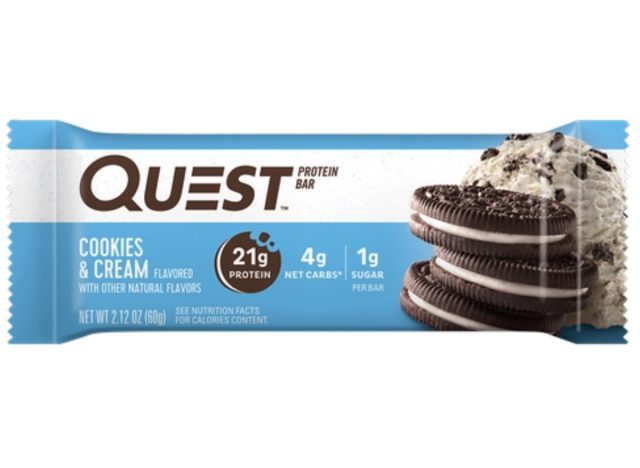quest cookies and cream bar