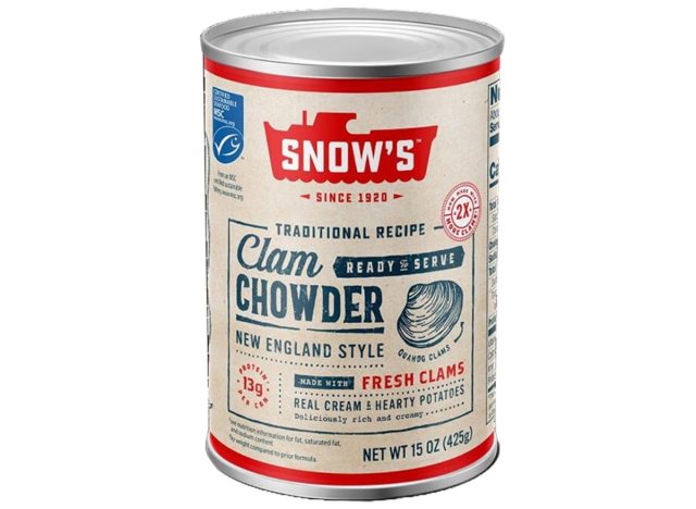 snow's clam chowder