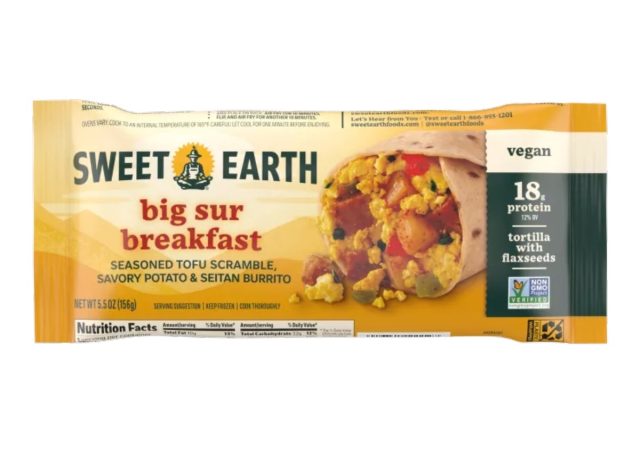 sweet earth big sur breakfast burrito