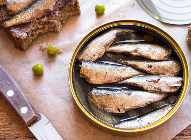 tinned canned fish sardines