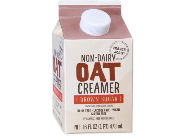 trader joe's brown sugar oat creamer