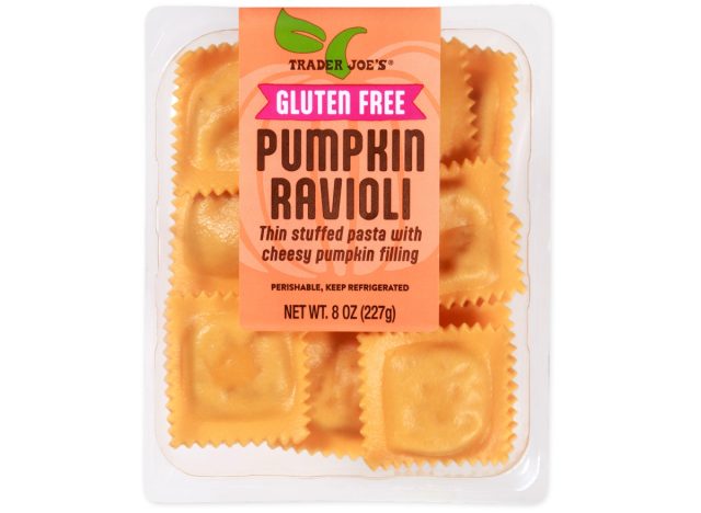 trader joe's gluten-free pumpkin ravioli