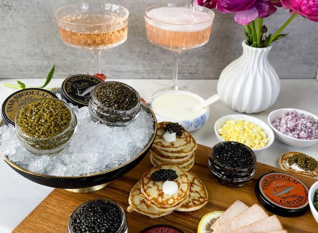 tsar nicoulai caviar tasting flight gift set