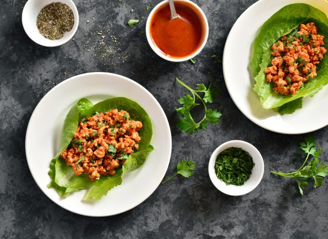 turkey lettuce cups