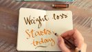 weight loss secrets, journaling concept