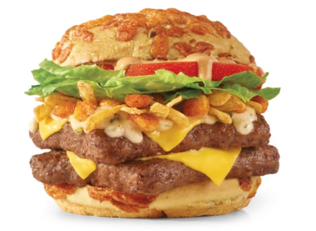 wendys Loaded Nacho Double Cheeseburger