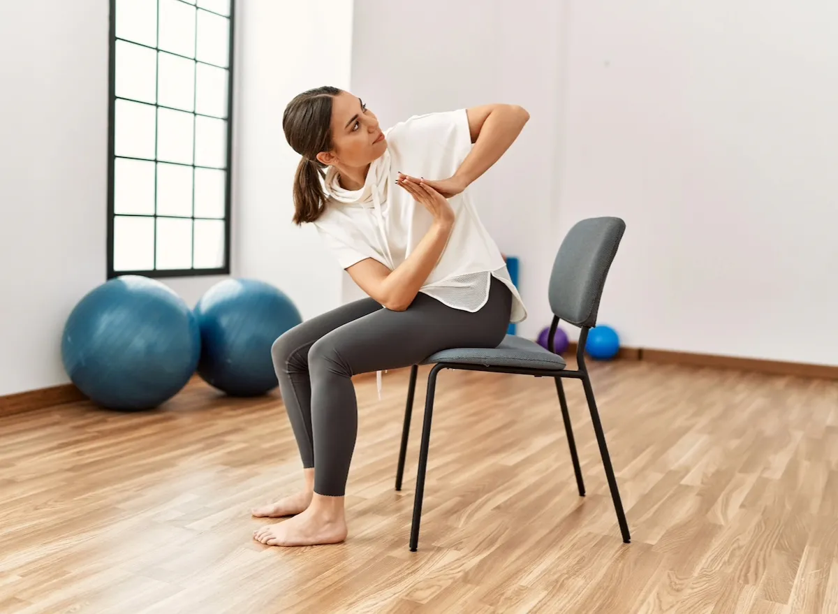 Chair Yoga: Sit, Stretch, and Strengthen Your Way to a Happier