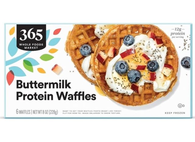 365 buttermilk protein waffles