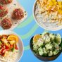 five-day weight loss meal plan design concept