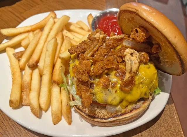 The Bloomin' Burger at Outback Steakhouse