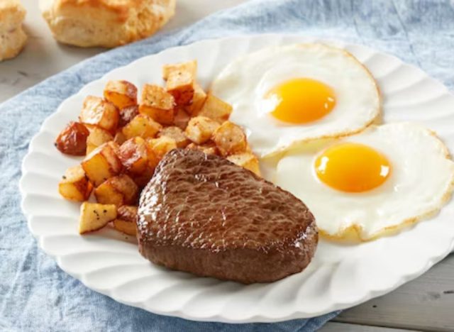 Bob evans steak and eggs