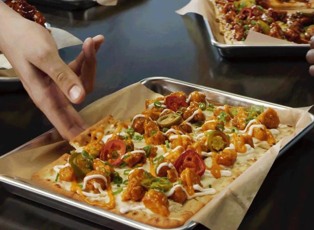 Boneless Bar Pizza at Buffalo Wild Wings