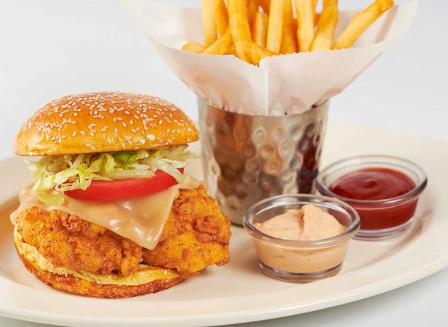 Spicy Chicken Sandwich at Cheesecake Factory