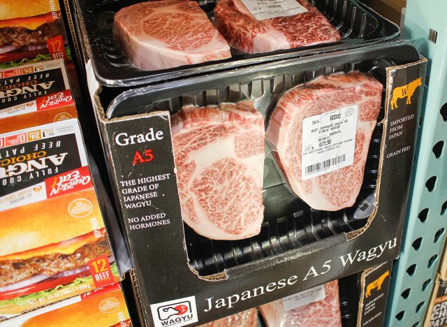 A5 Wagyu steaks at Costco