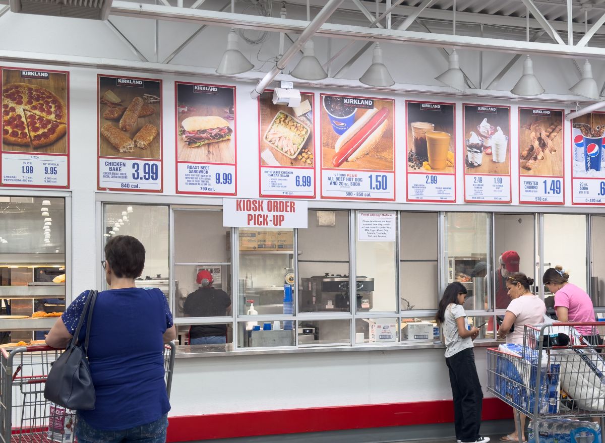 Costco food court menu