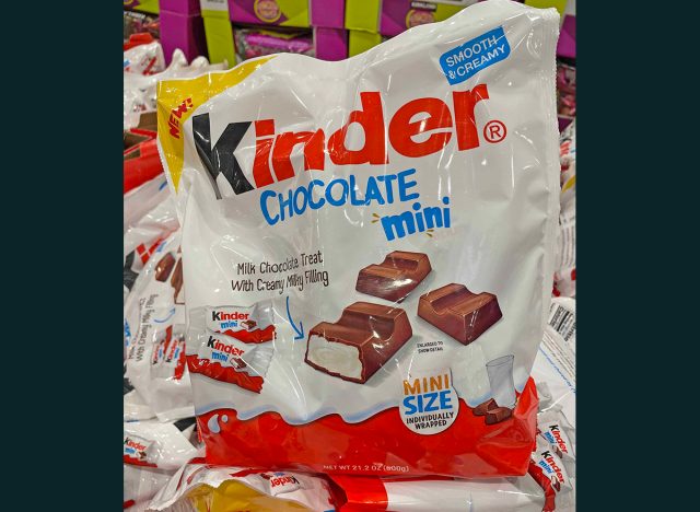 Kinder mini chocolate candies at Costco