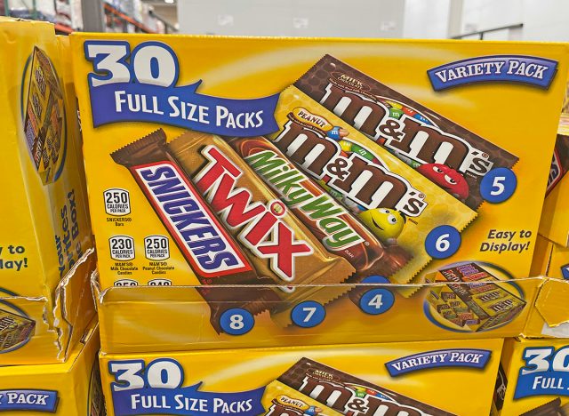 30-count M&Ms, Twix, Milky Way, Snickers Variety Pack at Costco