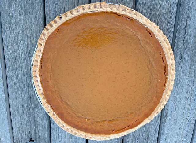 Pumpkin pie from Costco