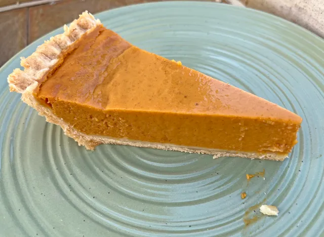 Pumpkin pie from Costco