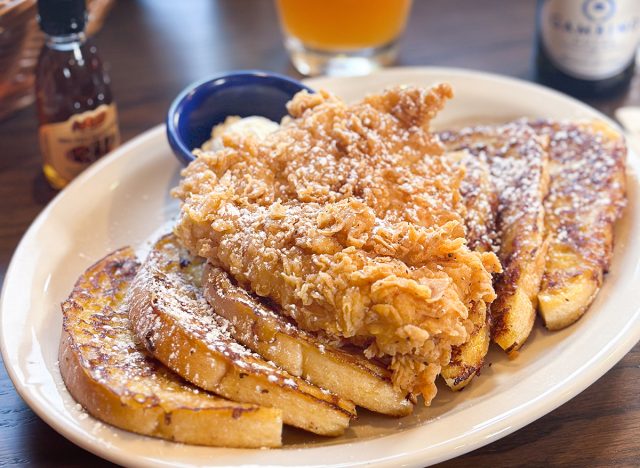 Homestyle Chicken n' French Toast at Cracker Barrel