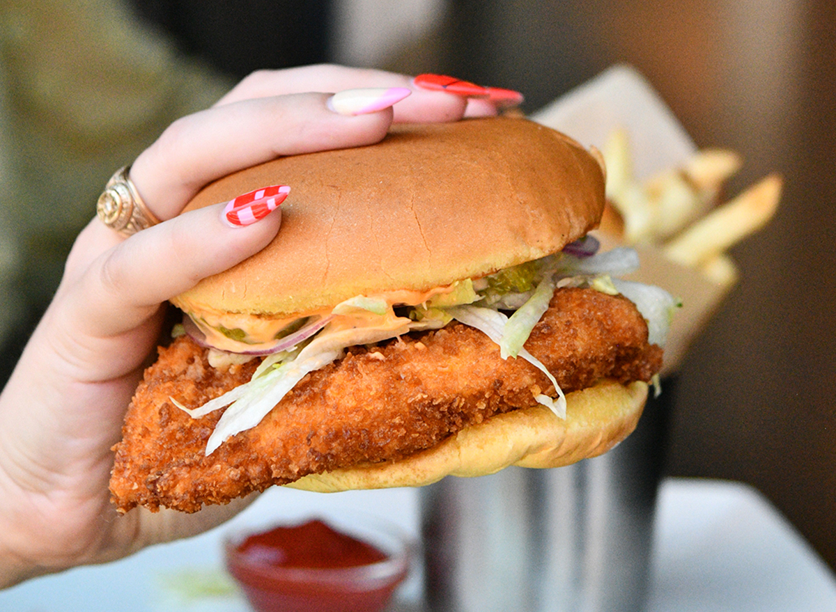 Southern Fried Chicken Sandwich at Del Frisco Grille