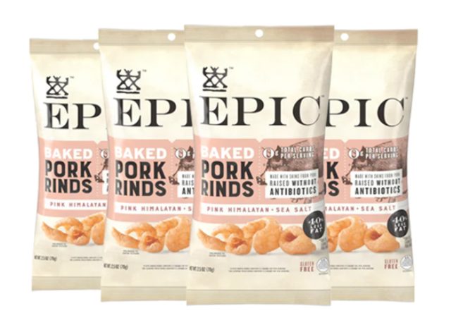 EPIC Baked Pork Rinds Pink Himalayan Sea Salt