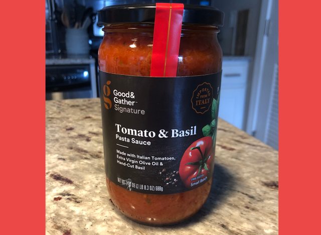 Target Good & Gather Signature Tomato & Basil Pasta Sauce
