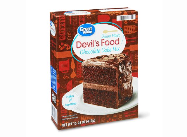 Great Value Devil's Food Chocolate Cake Mix