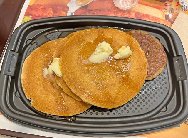 Hotcakes and sausage at McDonald's