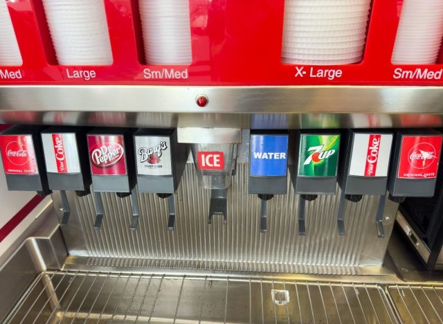 In-N-Out soda dispensers