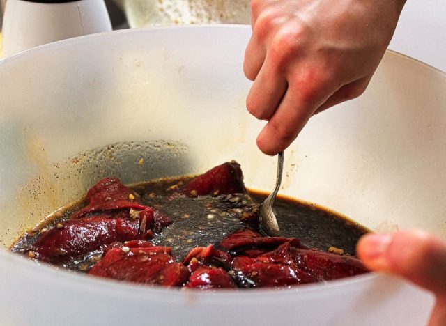 Making a marinade