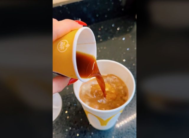 McDonald's coffee milkshake hack