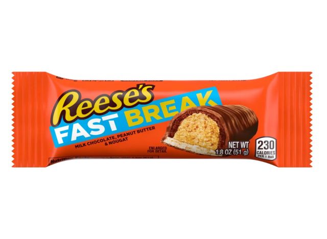 Reese's Fast Break Milk Chocolate Peanut Butter Candy Bar
