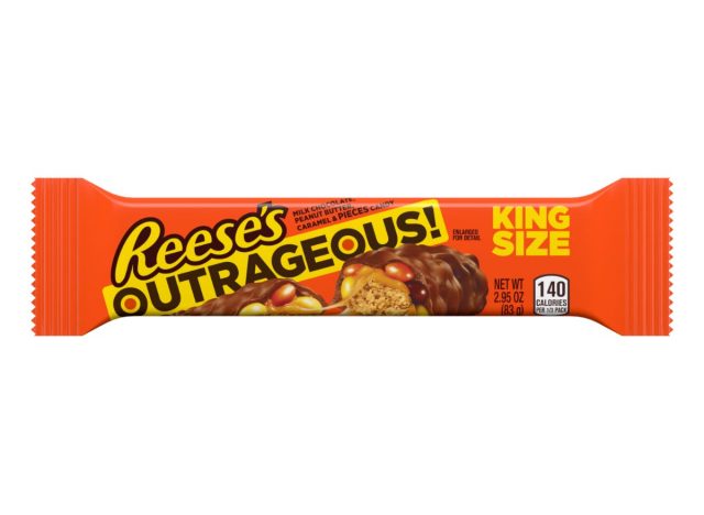 Reese's Outrageous! Milk Chocolate Peanut Butter King Size Candy Bar