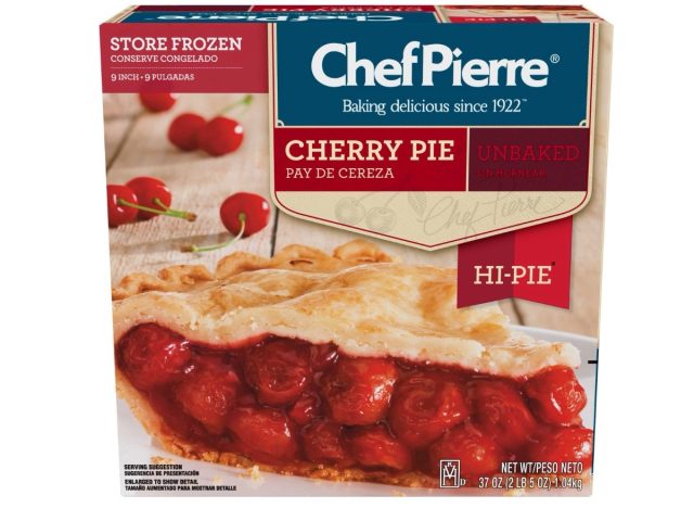 sara lee chef pierre cherry pie