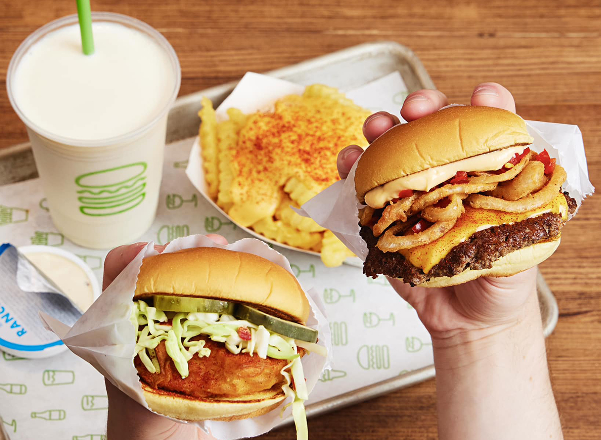 "Hot Menu" at Shake Shack