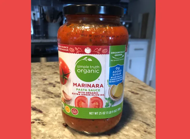 Kroger Simple Truth Organic Marinara Pasta Sauce