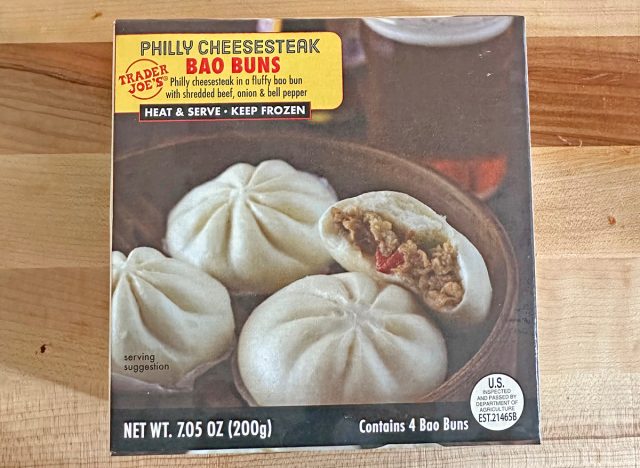 Cheeseburger Bao Buns at Trader Joe's