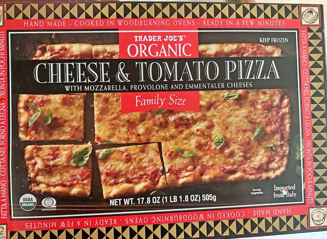 Trader Joe's Family Style Cheese & Tomato Pizza