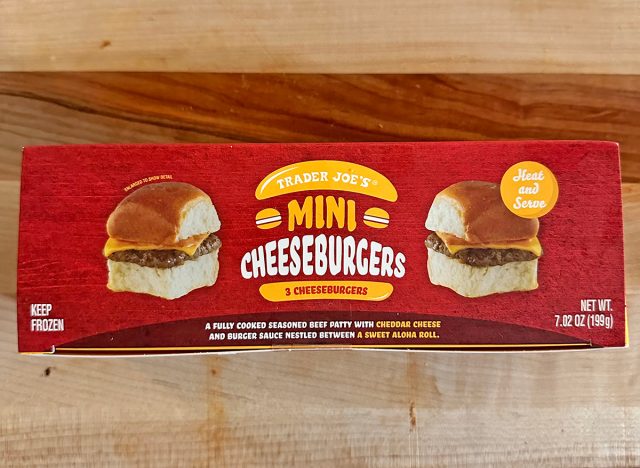 Mini Cheeseburgers at Trader Joe's