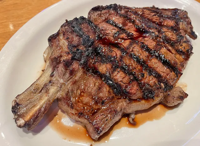 Bone-in ribeye at Texas Roadhouse