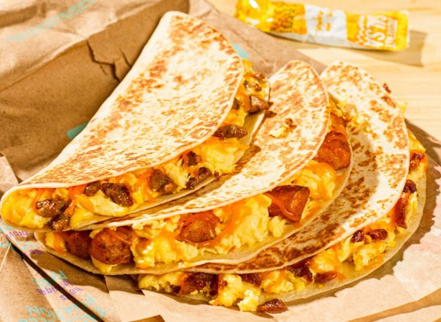 Taco Bell Toasted Breakfast Tacos