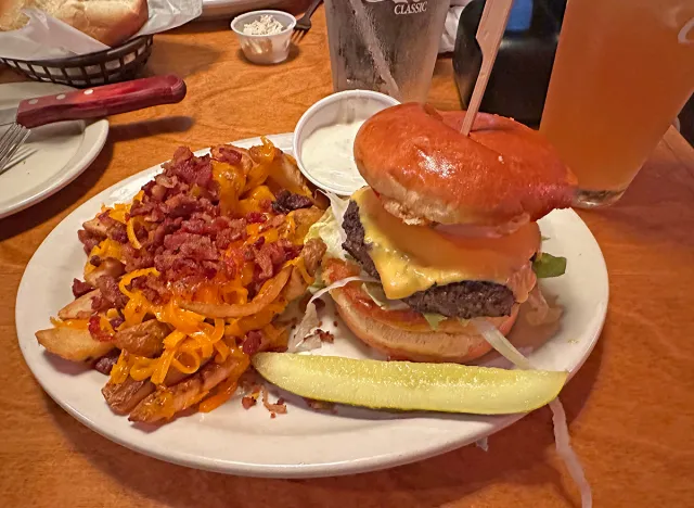 All-American Cheeseburger at Texas Roadhouse