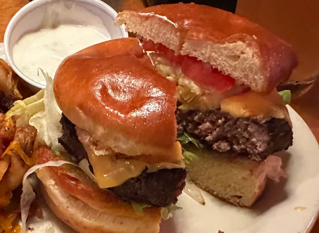 All-American Cheeseburger at Texas Roadhouse