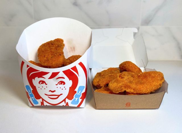 Wendy's & McDonald's spicy chicken nuggets
