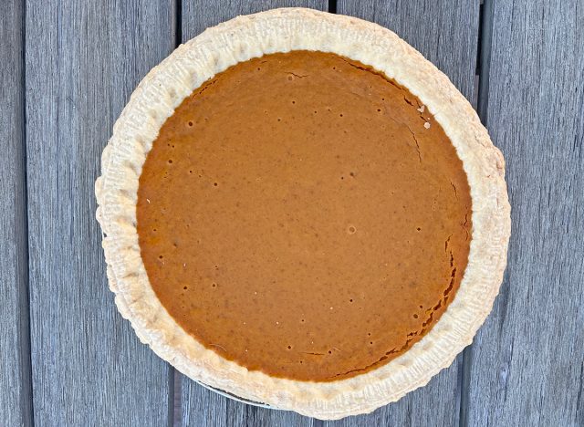 Pumpkin pie from Whole Foods