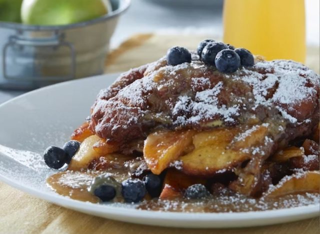 another broken egg cafe apple fritter french toast