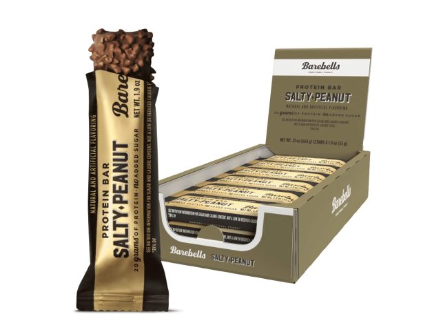 barebells salty peanut protein bar