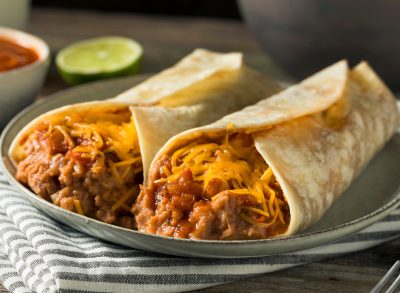 bean and cheese burritos