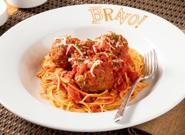 bravo italian kitchen spaghetti and meatballs